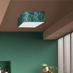 Deckenleuchte Ziggy (3x E27) Grün & Gold - Milagro
