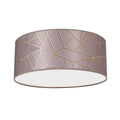 Deckenleuchte Ziggy (2x E27) Rosa & Gold - Milagro