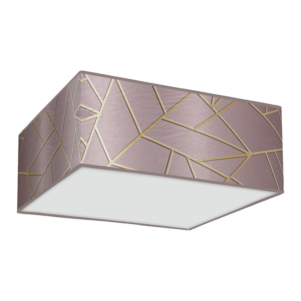 Deckenleuchte Ziggy (3x E27) Rosa & Gold - Milagro