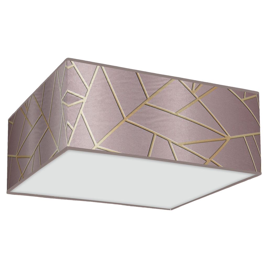 Deckenleuchte Ziggy (3x E27) Rosa & Gold - Milagro