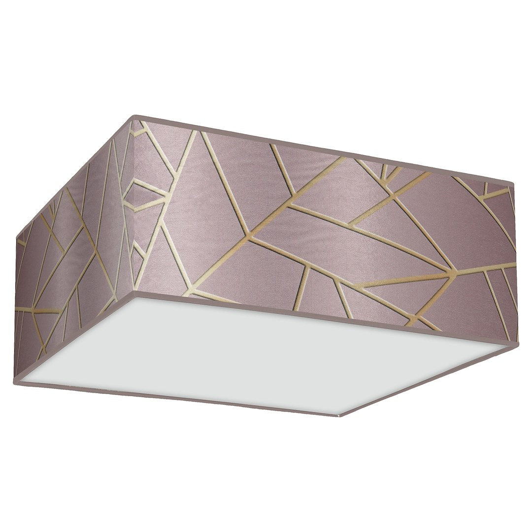 Deckenleuchte Ziggy (3x E27) Rosa & Gold - Milagro