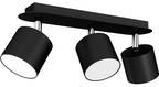 Deckenleuchte DIXIE Schwarz (3x GX53) - Milagro