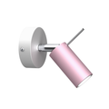 Wandleuchte PRESTON 1x mini GU10 Rosa & Weiß - Milagro