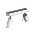 Deckenleuchte Spot Balken PRESTON 2x mini GU10 Gold & Weiß - Milagro