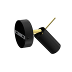 Wandleuchte PRESTON 1x mini GU10 Gold & Schwarz - Milagro