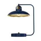 Tischleuchte Schreibtisch Felix Blau & Gold (1x E27) - Milagro
