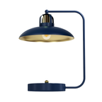 Tischleuchte Schreibtisch Felix Blau & Gold (1x E27) - Milagro