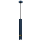 Pendelleuchte JOKER Navy Blau & Gold (1x GU10) - Milagro