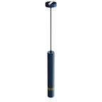 Pendelleuchte JOKER Navy Blau & Gold (1x GU10) - Milagro