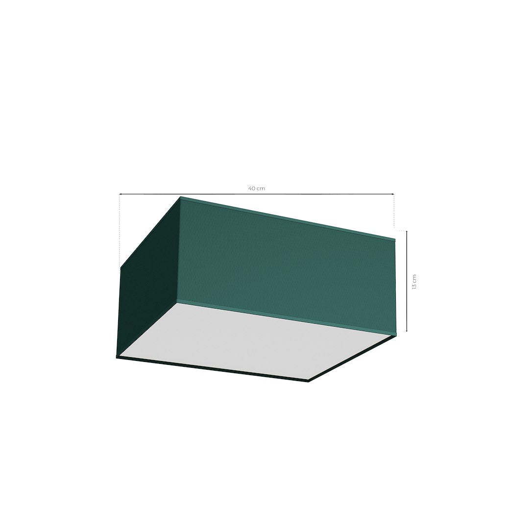 Deckenleuchte VERDE GREEN kwadrat (2x E27) - Milagro