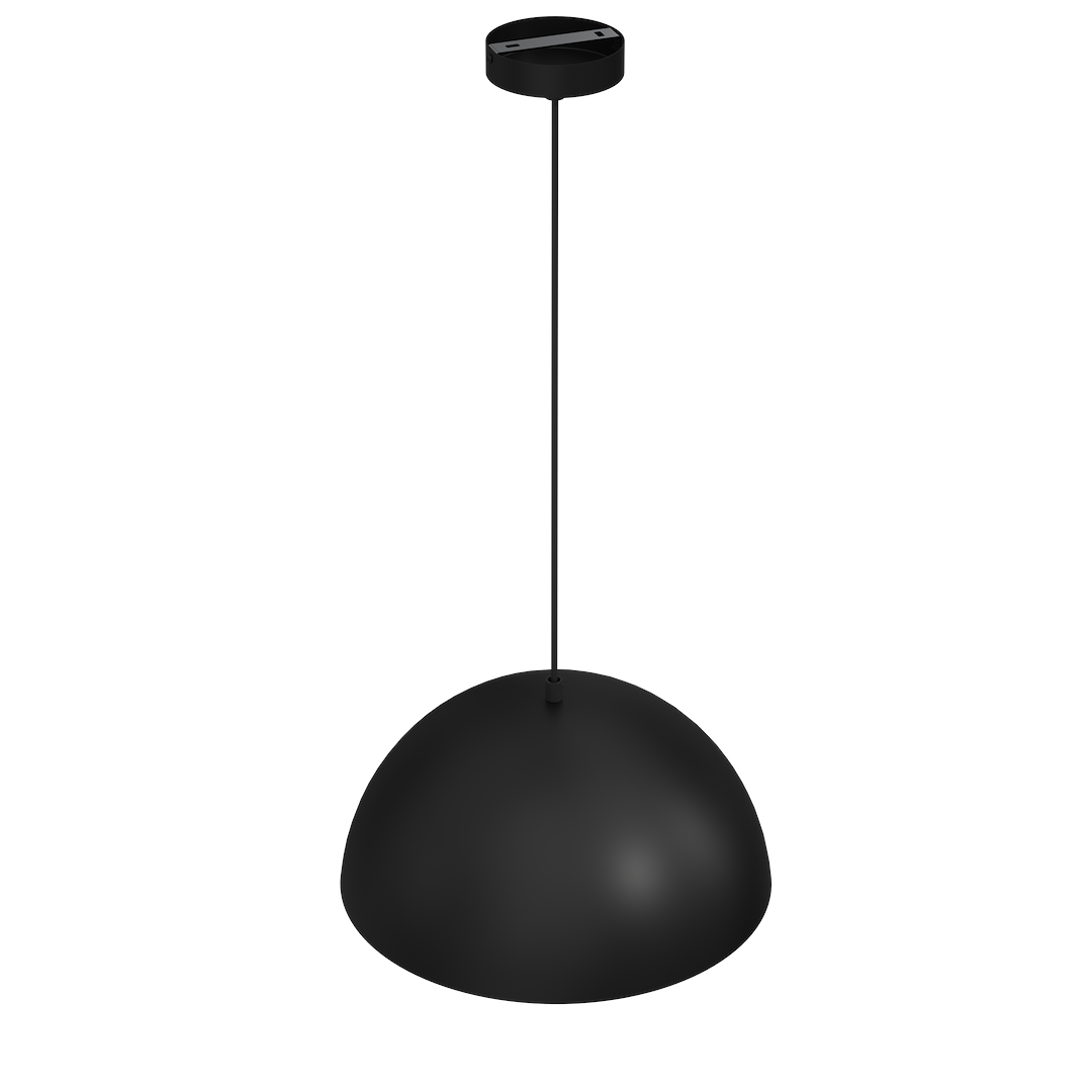 Pendelleuchte BETA Schwarz & Gold (1x E27) 35 cm - Milagro