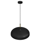 Pendelleuchte LINCOLN Schwarz & Gold (1x E27) 45 cm - Milagro