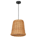 Pendelleuchte VIMINI Natur Holz (1x E27) - Milagro