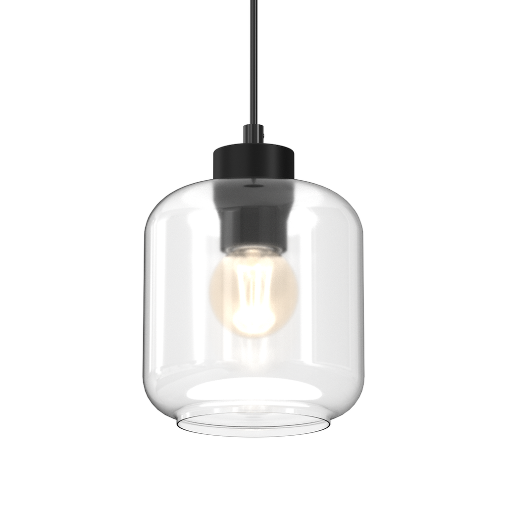 Pendelleuchte SOMBRA Transparent (1x E27) - Milagro