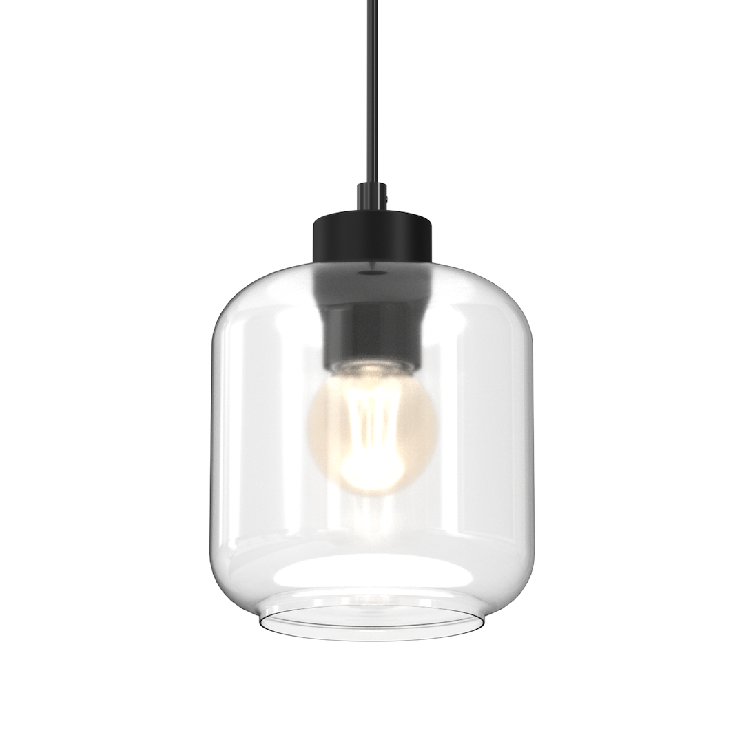 Pendelleuchte SOMBRA Transparent (1x E27) - Milagro