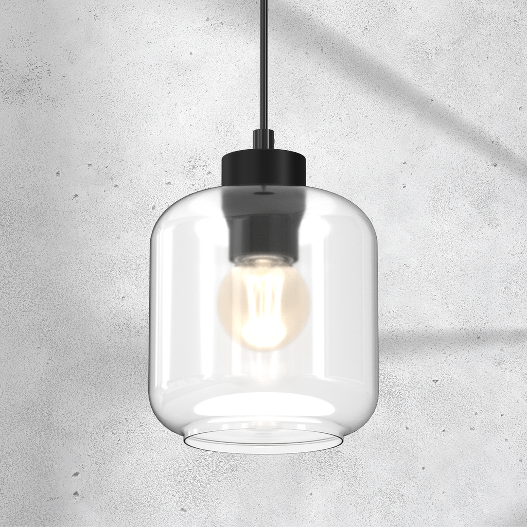 Pendelleuchte SOMBRA Transparent (1x E27) - Milagro