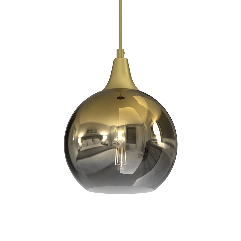 Pendelleuchte MONTE Gold 20 cm (1x E27) - Milagro