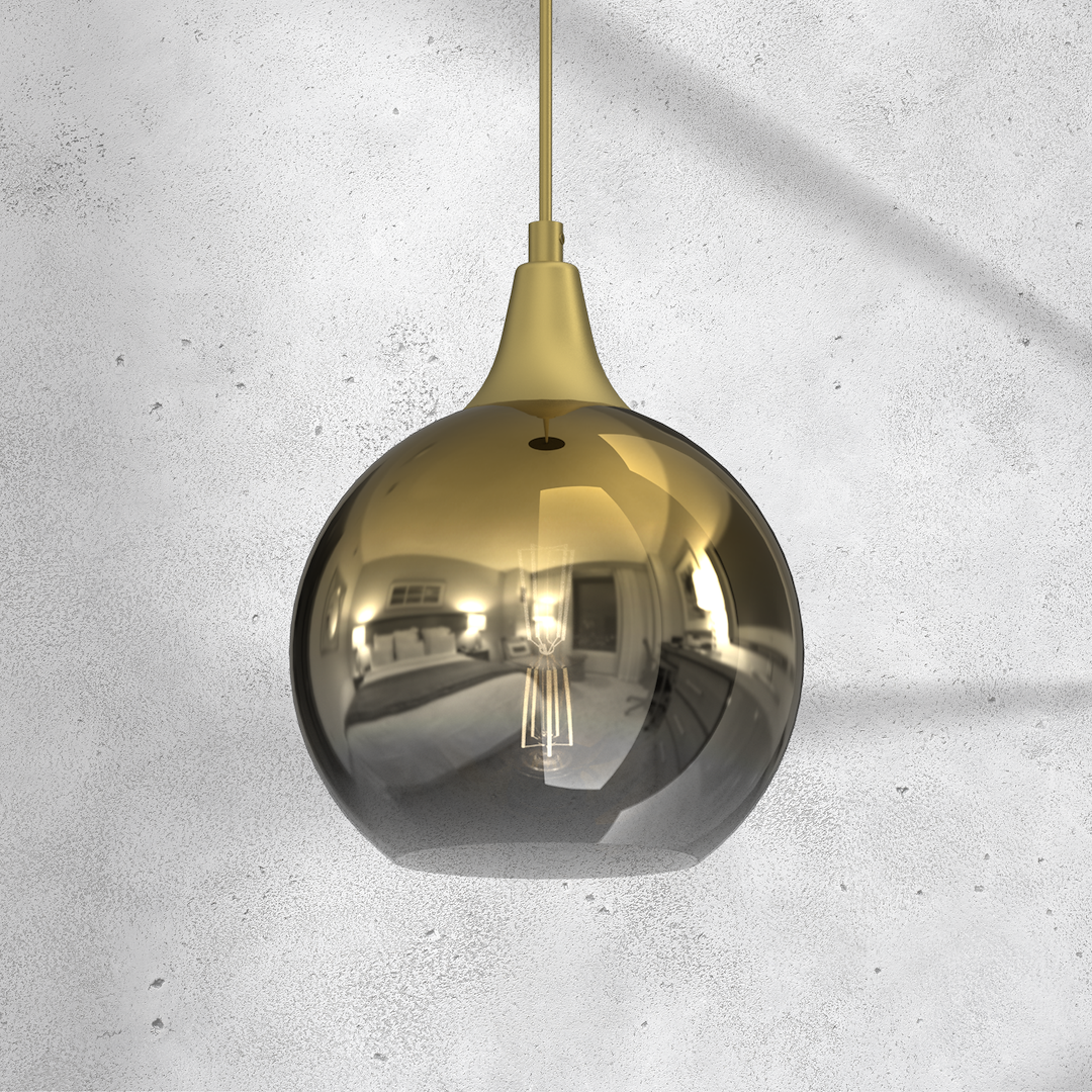 Pendelleuchte MONTE Gold 20 cm (1x E27) - Milagro