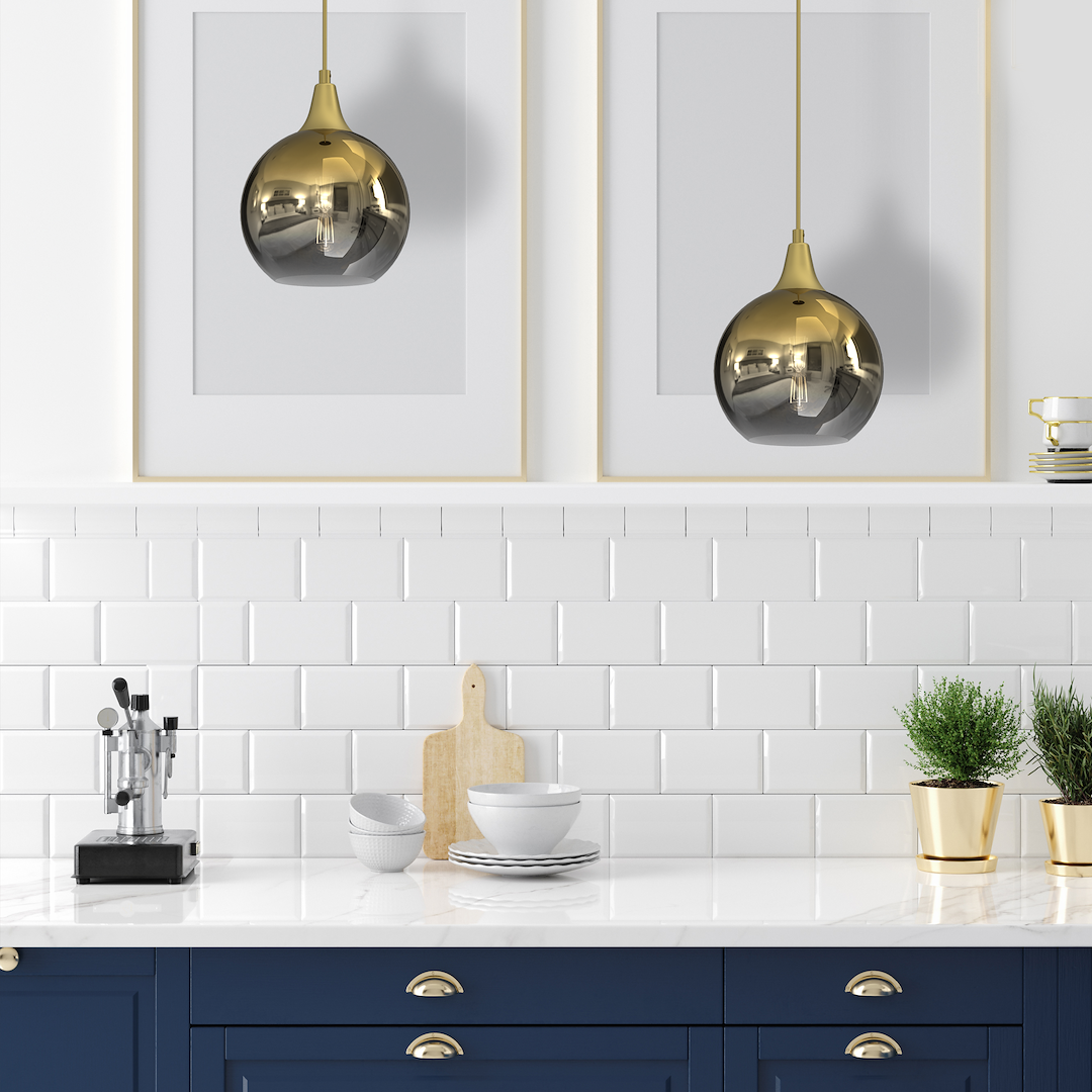 Pendelleuchte MONTE Gold 20 cm (1x E27) - Milagro