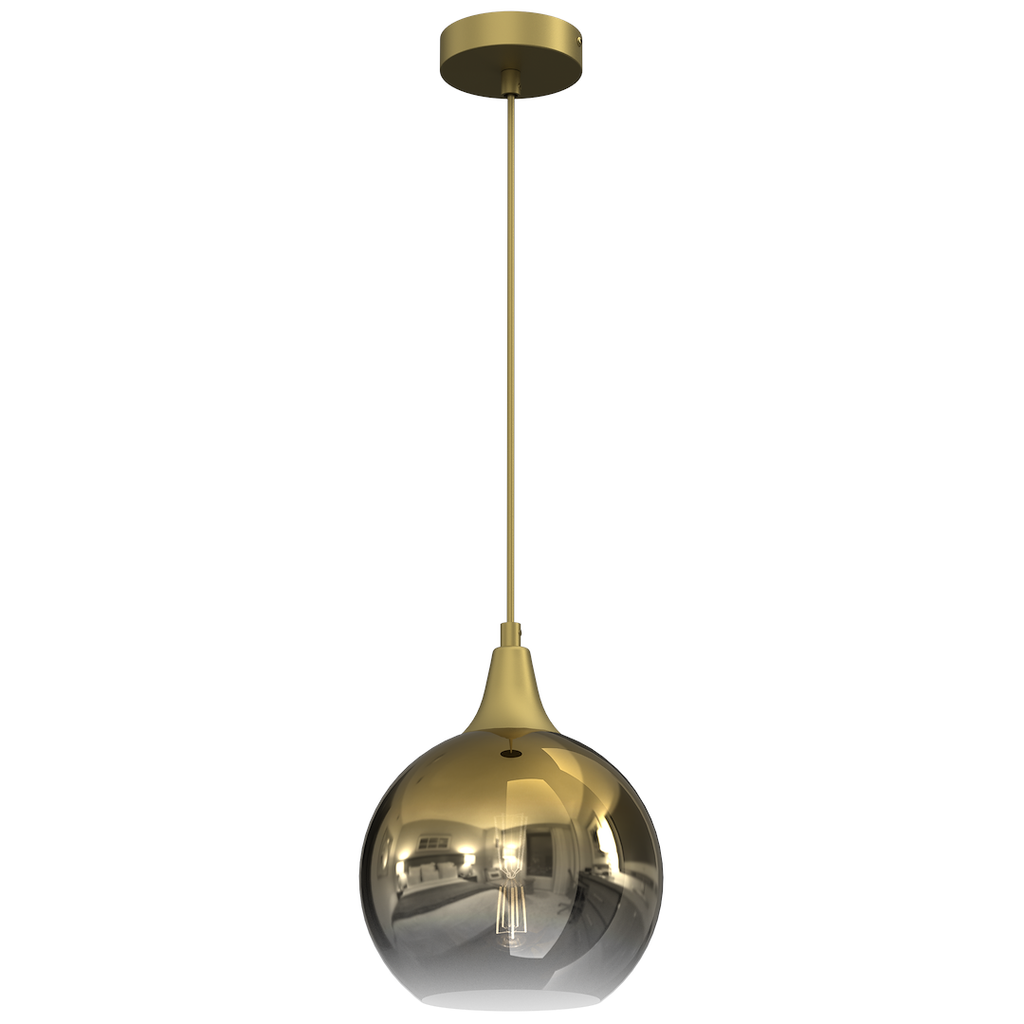 Pendelleuchte MONTE Gold 20 cm (1x E27) - Milagro