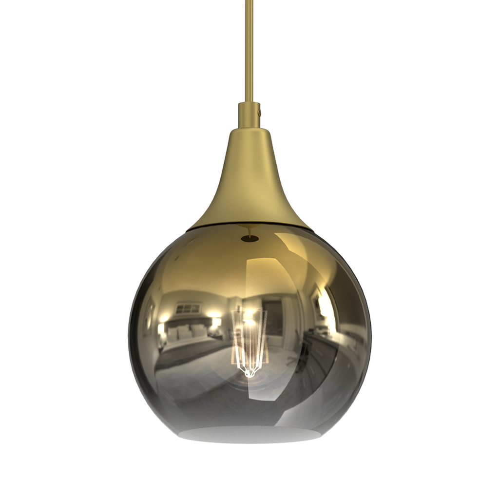 Pendelleuchte MONTE Gold 15 cm (1x E27) - Milagro