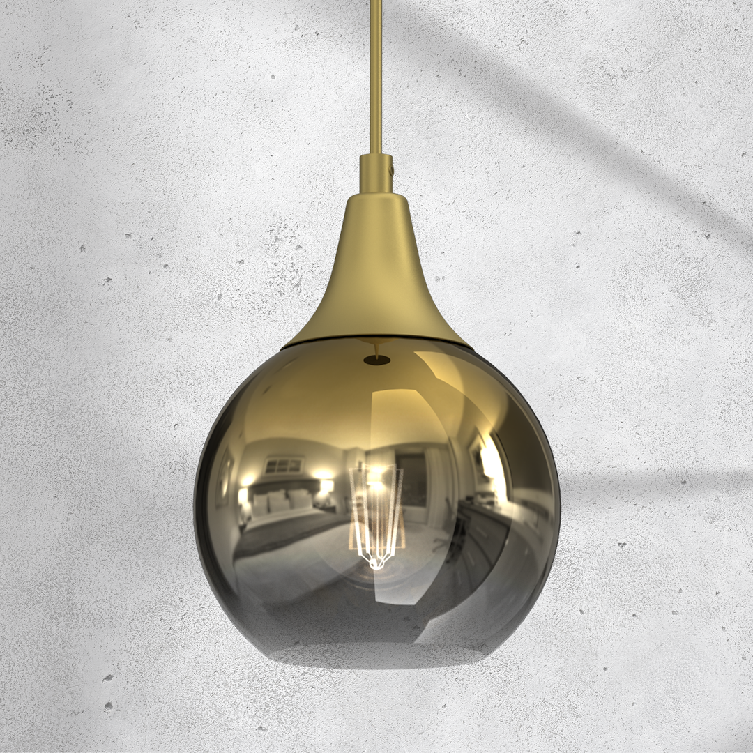Pendelleuchte MONTE Gold 15 cm (1x E27) - Milagro