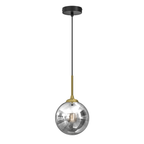 Pendelleuchte REFLEX 17 cm, Glas, Gold (1x E14) - Milagro
