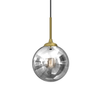 Pendelleuchte REFLEX 17 cm, Glas, Gold (1x E14) - Milagro