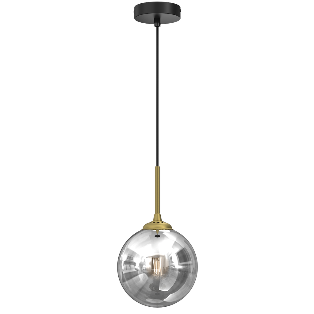 Pendelleuchte REFLEX 17 cm, Glas, Gold (1x E14) - Milagro