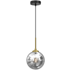 Pendelleuchte REFLEX 17 cm, Glas, Gold (1x E14) - Milagro
