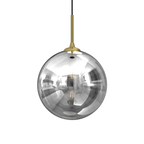 Pendelleuchte REFLEX 25 cm, Glas, Gold (1x E27) - Milagro
