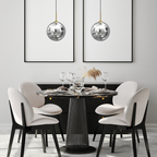 Pendelleuchte REFLEX 25 cm, Glas, Gold (1x E27) - Milagro