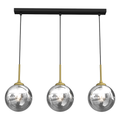 Pendelleuchte REFLEX Glas, Gold (3x E14) - Milagro