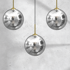 Pendelleuchte REFLEX Glas, Gold (3x E14) - Milagro