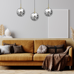 Pendelleuchte REFLEX Glas, Gold (3x E14) - Milagro