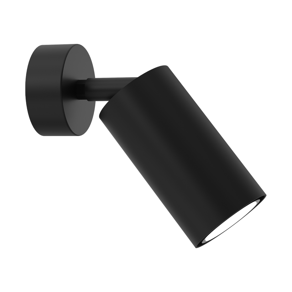 Wandleuchte HUDSON Schwarz (1x GU10) - Milagro