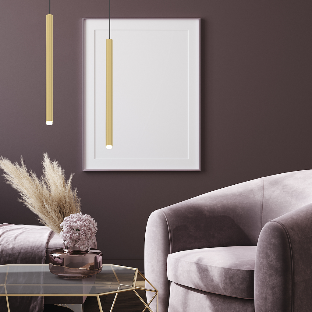 Pendelleuchte MONZA BRASS Gold (1x G9) - Milagro