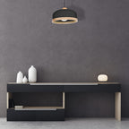 Pendelleuchte STUDIO Schwarz & Holz (1x E27) - Milagro