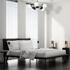 Pendelleuchte / Kronleuchter SFERA Schwarz (5x E14) - Milagro