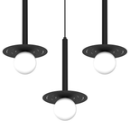 Pendelleuchte FUTURA (3x G9) Schwarz - Milagro