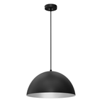 Pendelleuchte BETA Schwarz & Weiß (1x E27) 35 cm - Milagro
