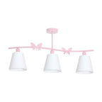 Kinder-Deckenleuchte Spot Balken ALICE Pink, Rosa (3x E14) - Milagro