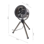 Standventilator 10Zoll Tripod Grau Dreibein - Milagro