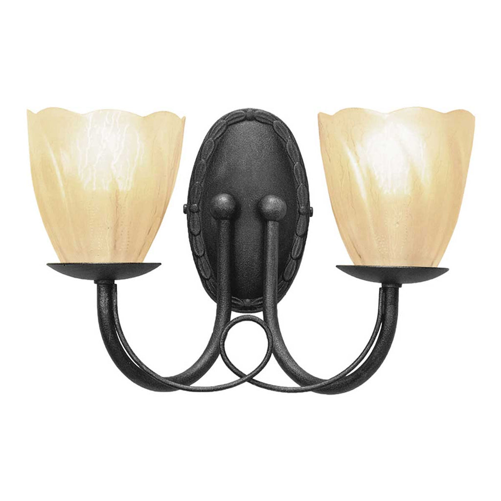 Wandleuchte Minster (goldfarben) 2x - Elstead Lighting