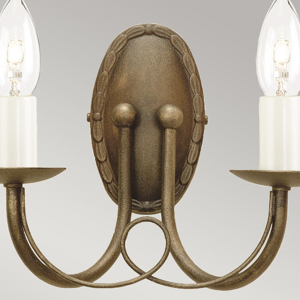 Wandleuchte Minster (schwarz) 2x - Elstead Lighting