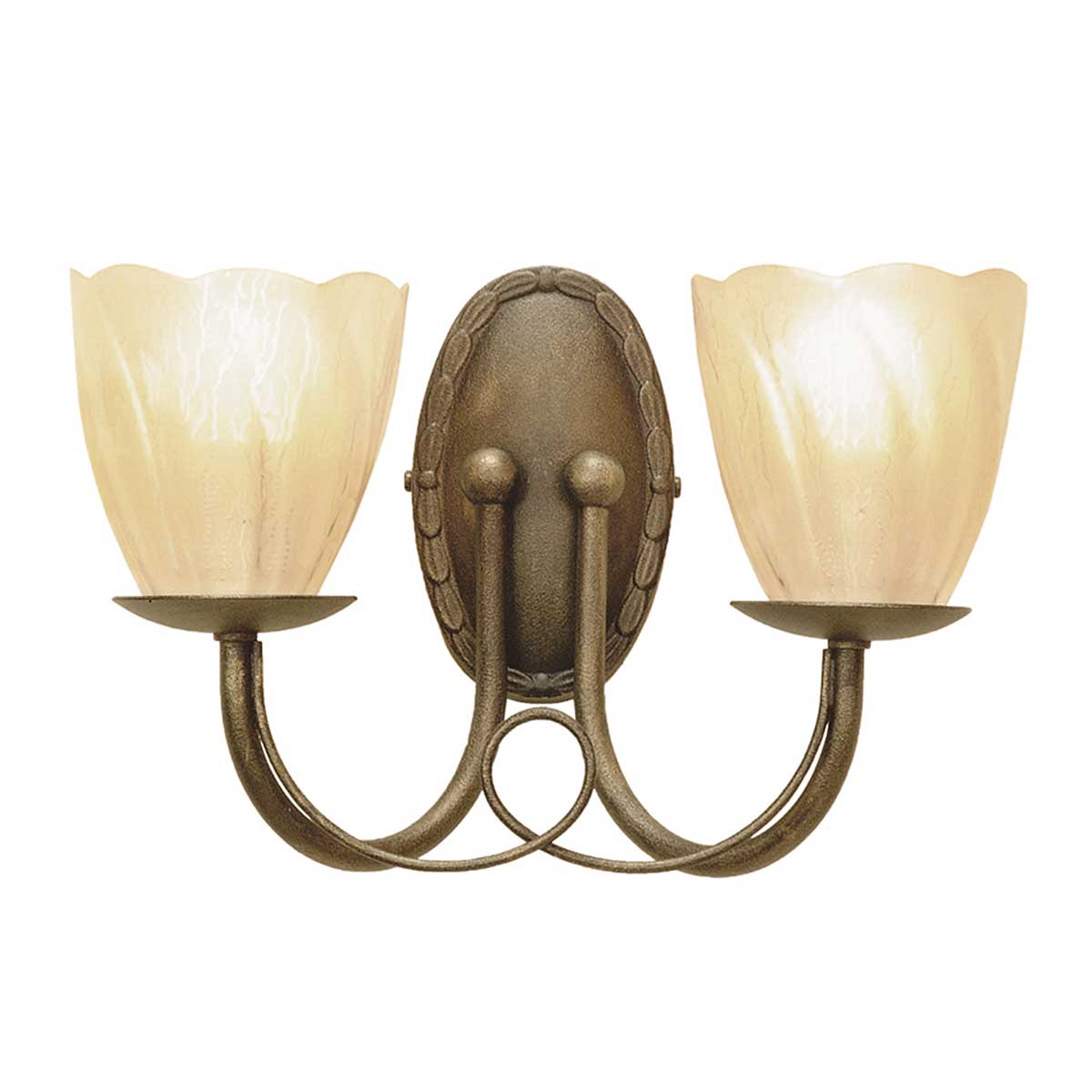 Wandleuchte Minster (schwarz) 2x - Elstead Lighting