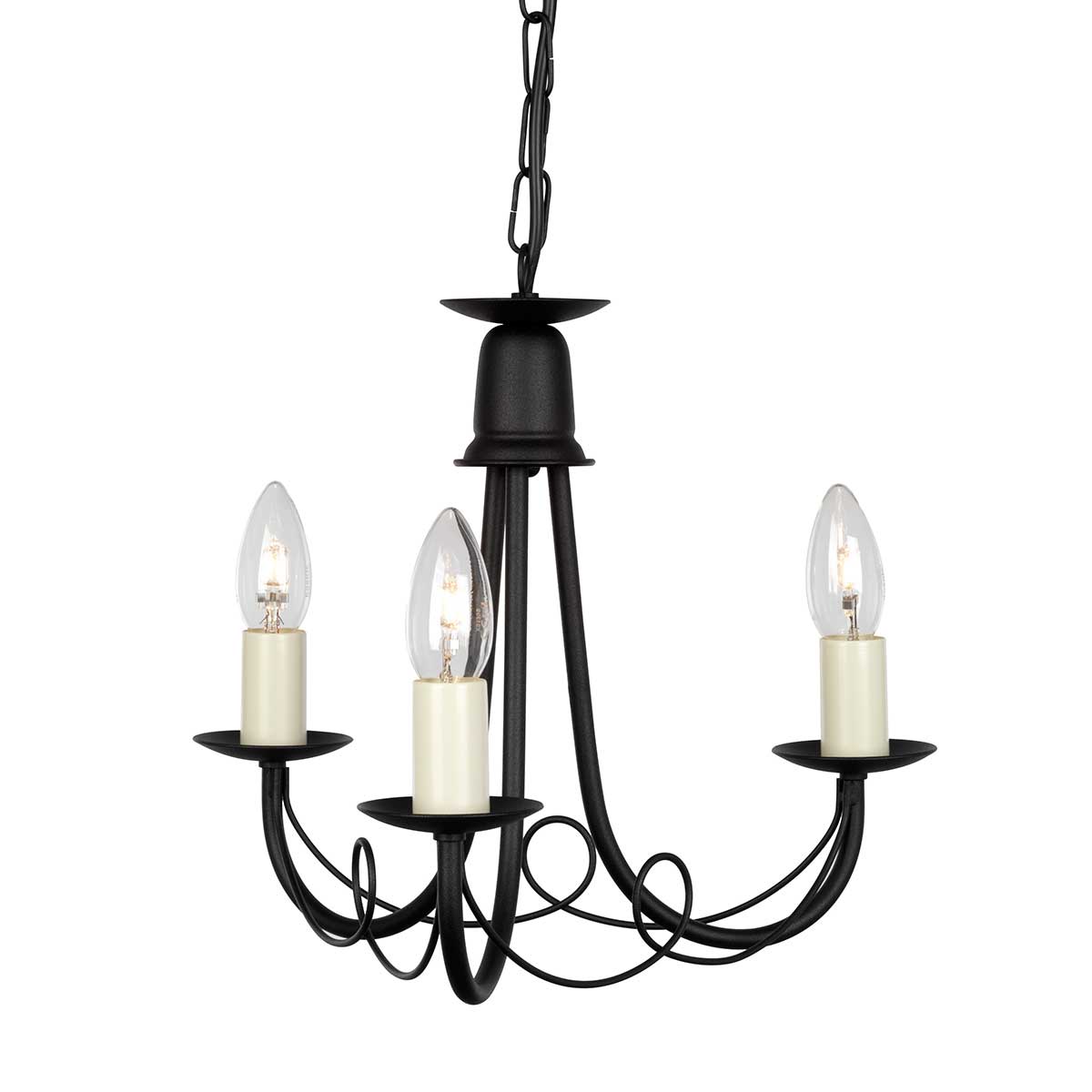 Pendelleuchte Minster (schwarz) 3x - Elstead Lighting