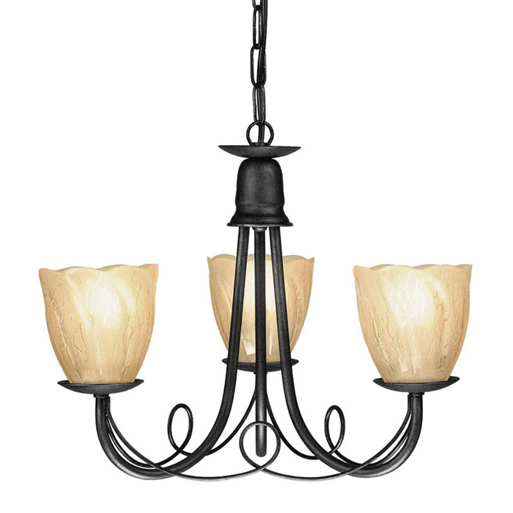 Pendelleuchte Minster (schwarz) 3x - Elstead Lighting