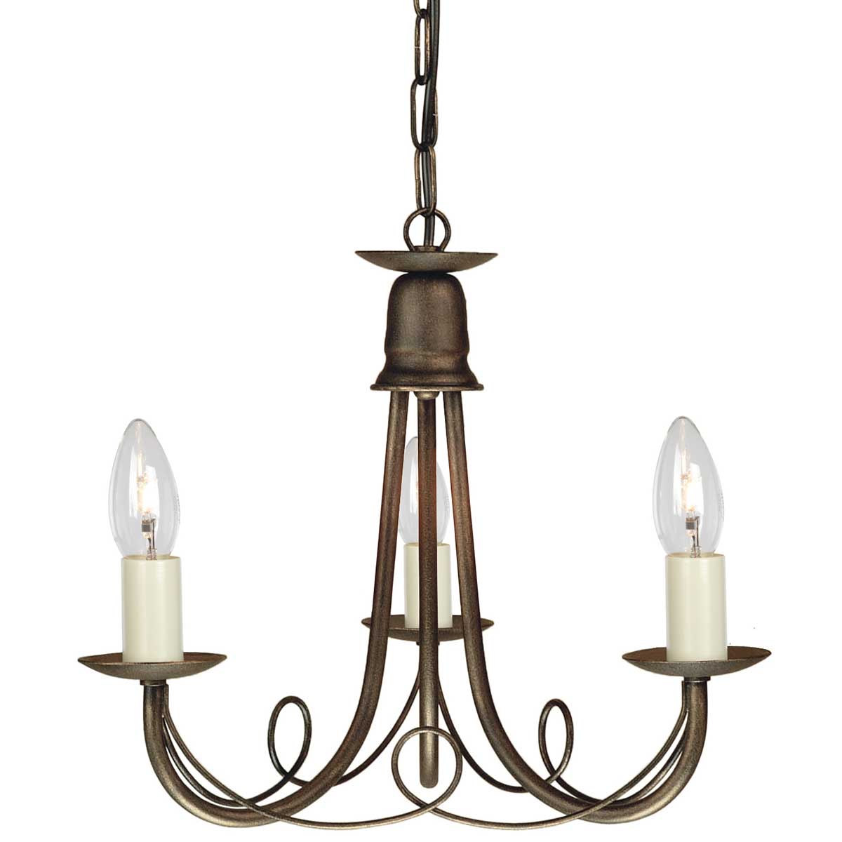 Pendelleuchte Minster (schwarz) 3x - Elstead Lighting
