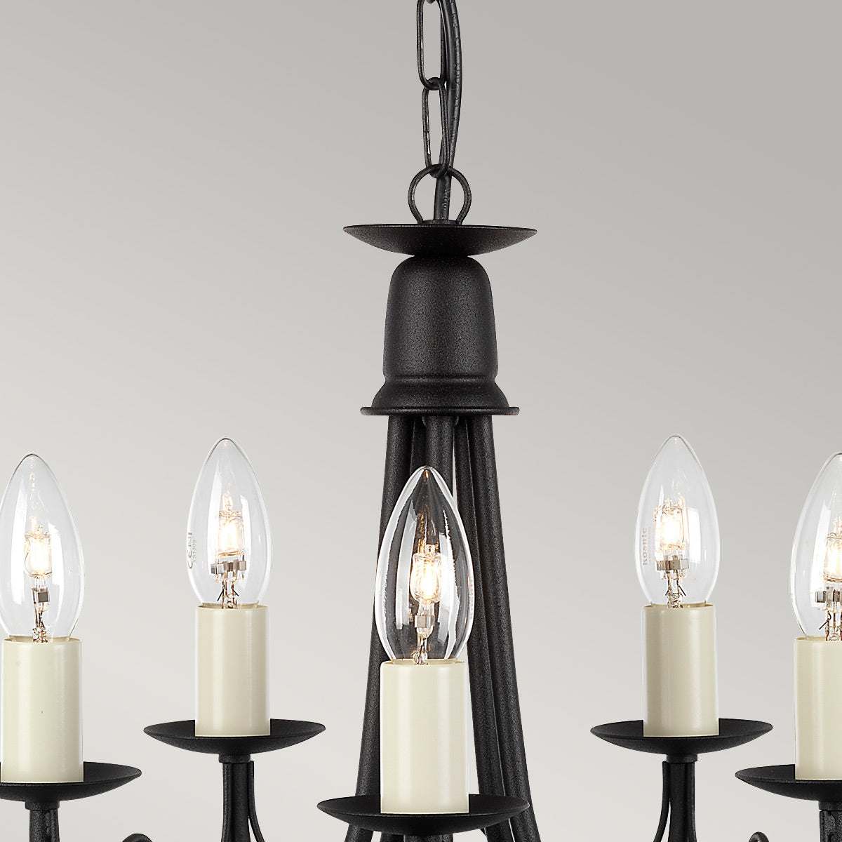 Pendelleuchte Minster (schwarz) 5x - Elstead Lighting